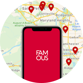 Famous Mobile App Store Locator